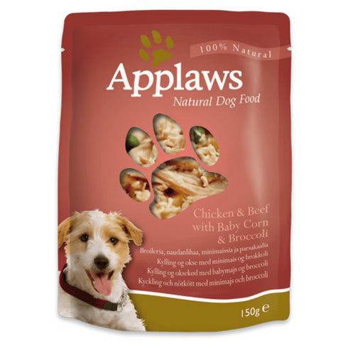 Hrana umeda pentru caini Applaws cu pui si vita 150g