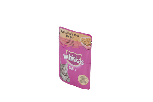Hrana umeda pentru pisici Whiskas Delice Somon 85gr