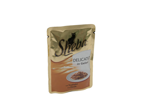 Hrana umeda pentru pisici Sheba Curcan 85gr