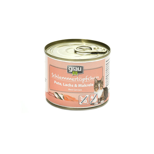 Grau Curcan cu Somon si Macrou 200gr