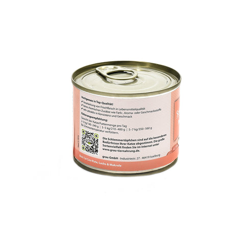 Grau Curcan cu Somon si Macrou 200gr