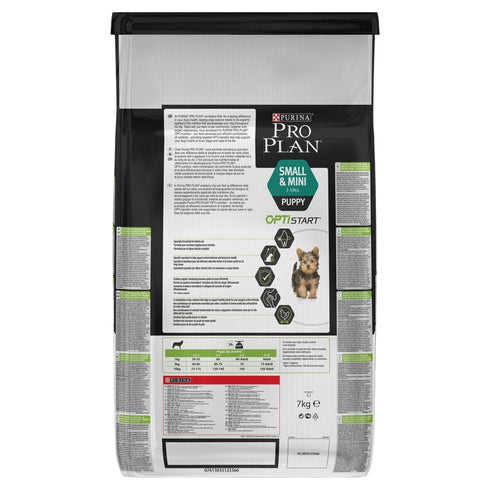 Hrana uscata pentru caini Purina Pro Plan Small and Mini Puppy cu pui si orez 7 kg