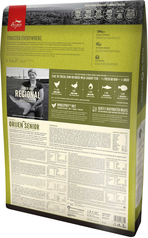 Hrana uscata pentru caini Orijen Senior 11.4 kg