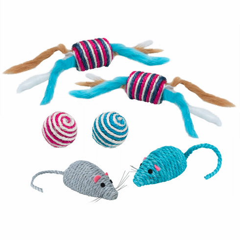 Jucarie din sisal pentru pisici Ferplast 10x5.5x5.5 cm