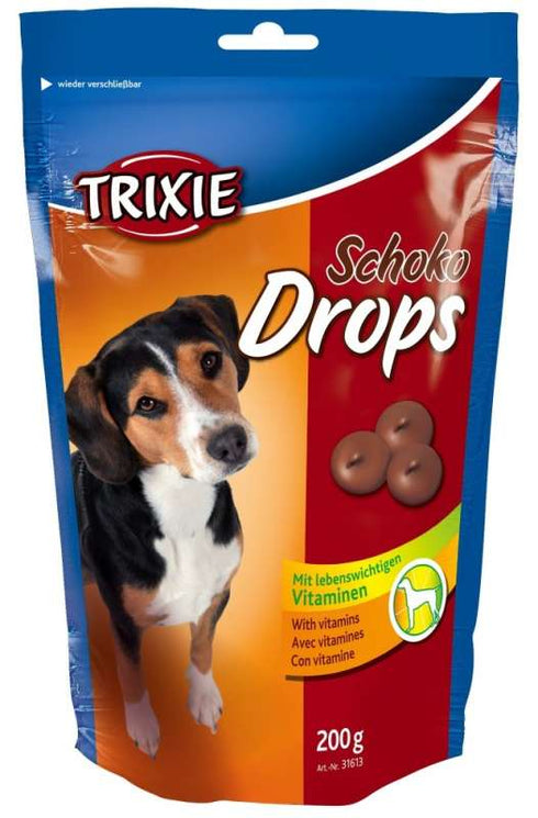 Recompense pentru caini Trixie Drops ciocolata 200g