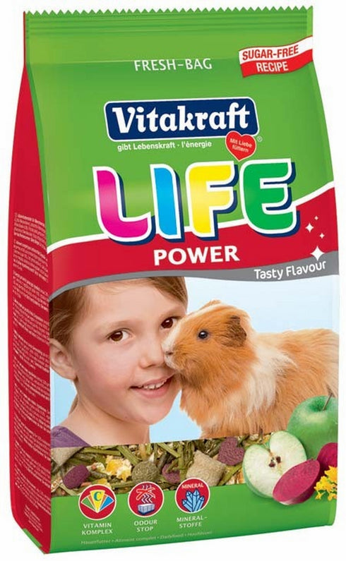 Hrana pentru Porcusori de Guineea Vitakraft Life Power 600g