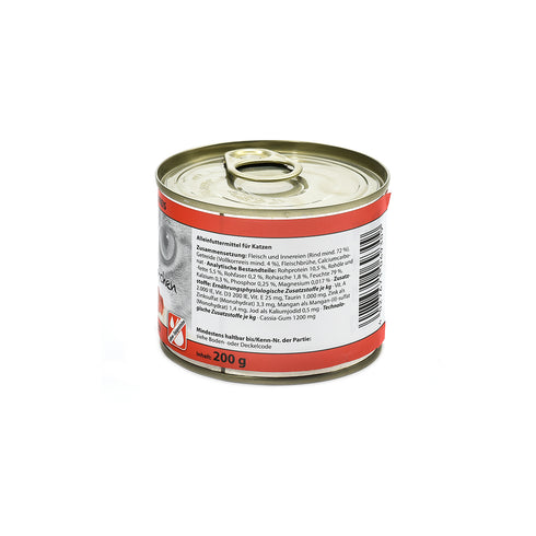 Hrana umeda pentru pisici Grau cu vita si orez integral 200 g