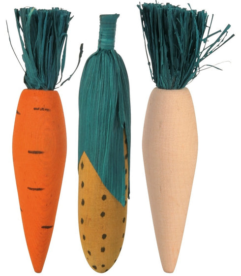 Jucarie pentru rozatoare Trixie Morcov 3buc-10cm