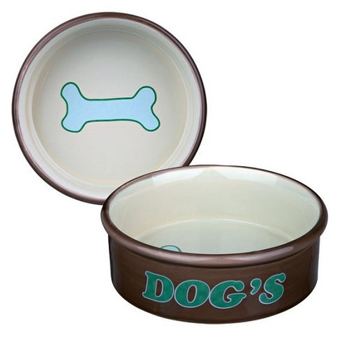 Set 2 castroane ceramice cu suport metalic Trixie 1L