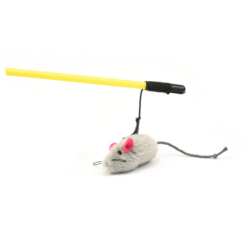 Jucarie pentru pisici undita cu soarece Trixie 100 cm