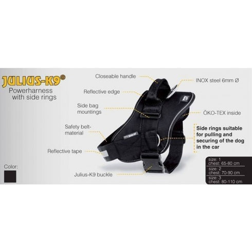 Ham pentru caini K9 IDC Power Mini 7-15 Kg Rosu