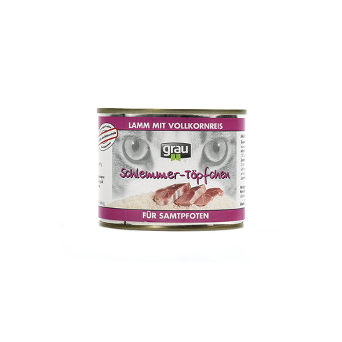 Hrana umeda pentru pisici Grau cu miel si orez integral 200 g