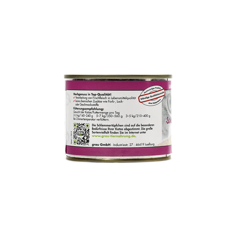 Hrana umeda pentru pisici Grau cu miel si orez integral 200 g