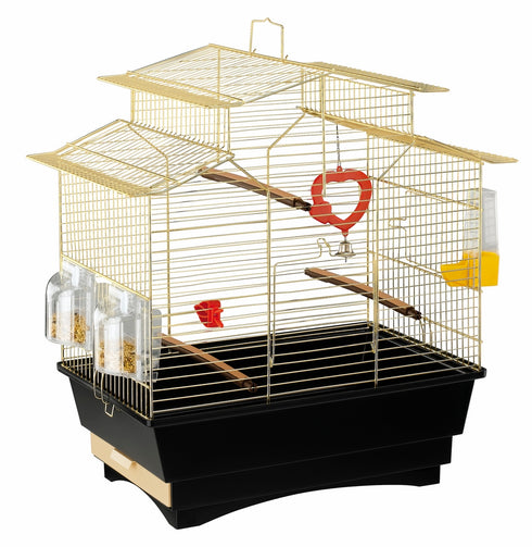 Colivie pentru pasari Ferplast Pagoda Aurie Full Option 47x29.5x50cm