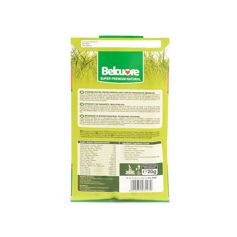 Vitamine pentru Papagali Mici Belcuore pentru Naparlire 20g