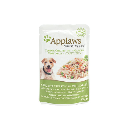 Hrana umeda pentru caini Applaws cu piept de pui si legume in aspic 100 g