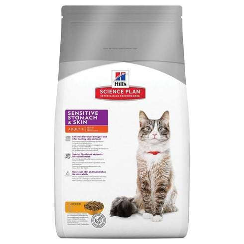 Hrana uscata pentru pisici Hill's SP Feline Adult Sensitive Stomach & Skin 400 G