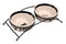 Castron din ceramica cu suport pentru caini 0.6 l set 2 buc