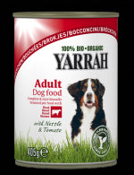 Hrana Umeda pentru Caini Yarrah Bio Dog cu Vita si Legume 820 g