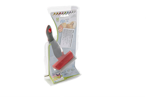 Trimer profesional pentru blana Foolee Rosu M