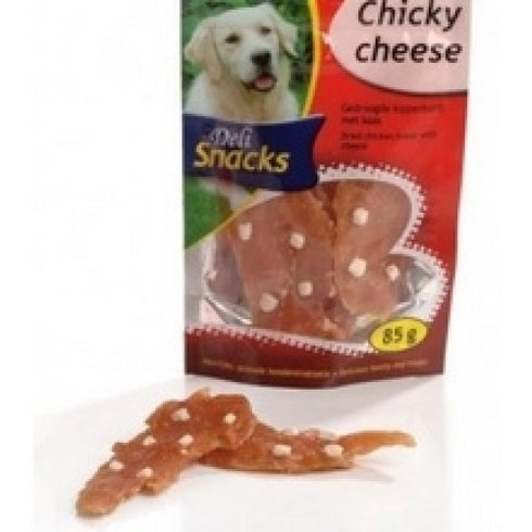 Recompensa caini Ipts Delisnacks Chicky cu Branza 85 gr