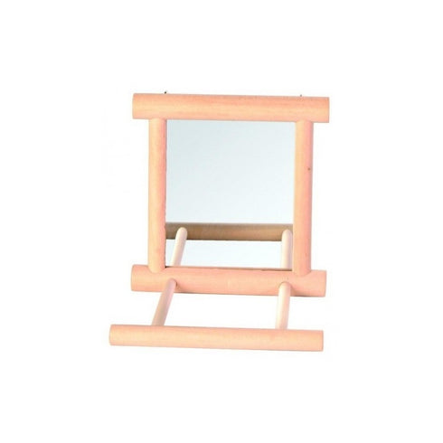 Jucarie Leagan cu oglinda in rama de lemn 9X9cm