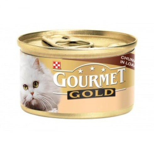 Hrana umeda pentru pisici Gourmet Gold Terina Somon 85gr