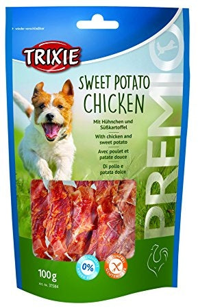 Recompense pentru caini Trixie Premio Sweet Potato Chicken 100 g