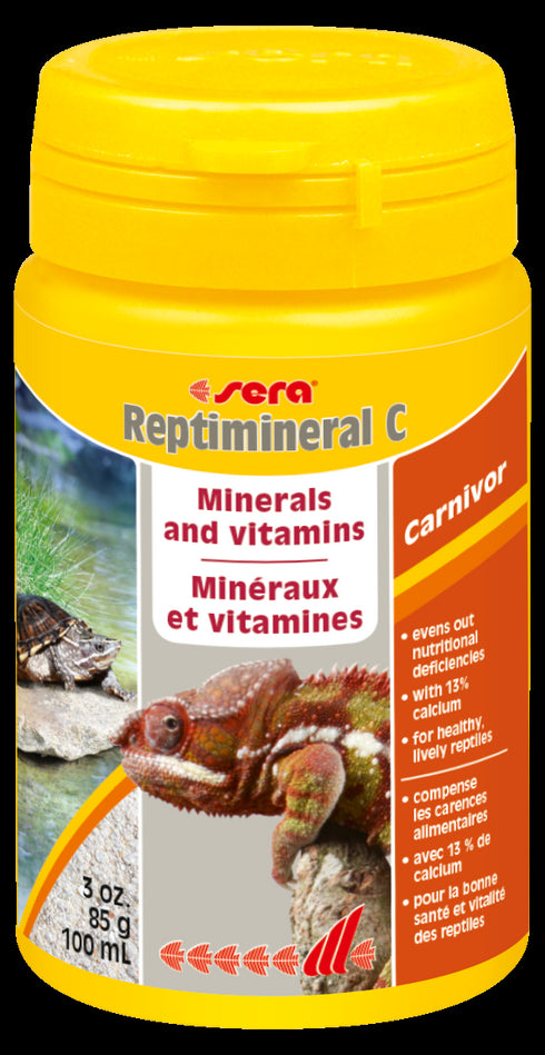 Vitamine pentru reptile Sera Reptimineral C 100 ml