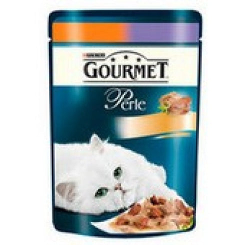 Hrana umeda pentru pisici Gourmet Perle Duo Iepure-Vanat 85 gr