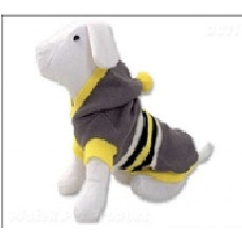 Dog Fantasy Hanorac Dungi Gri 40 cm