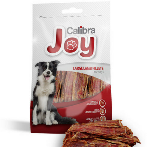 Recompense pentru caini Calibra Joy Large Lamb Fillets 80 g