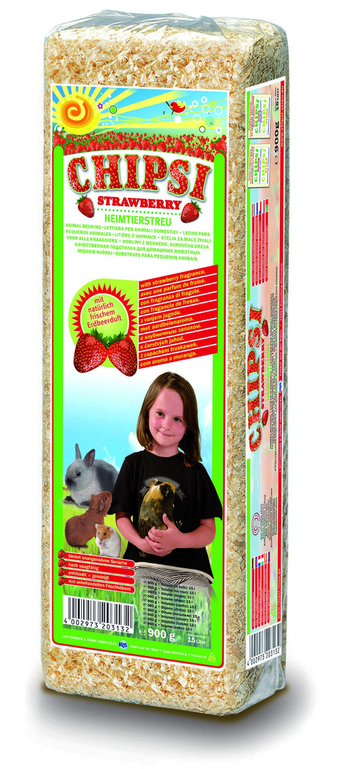 Asternut pentru rozatoare Chipsi Strawberry 15 L