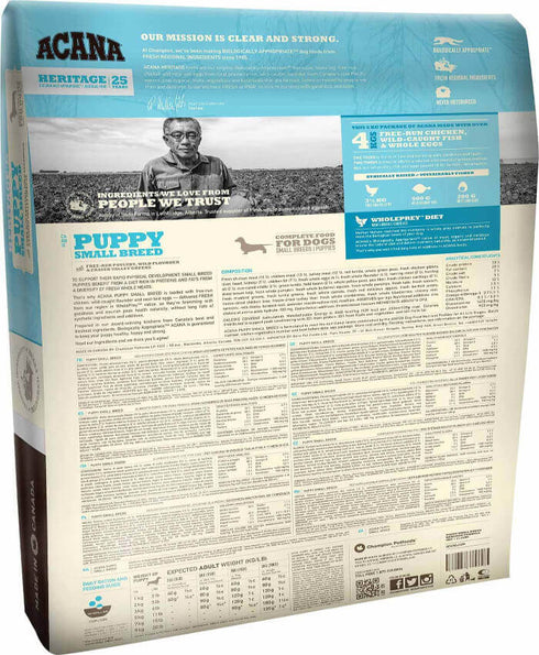 Hrana uscata pentru caini Acana Puppy Small Breed 6 kg