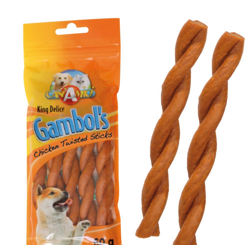Recompense pentru caini Snack Gambols Spirale Pui 5 Buc-Set
