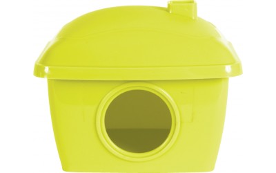 Casuta verde din plastic pentru hamsteri
