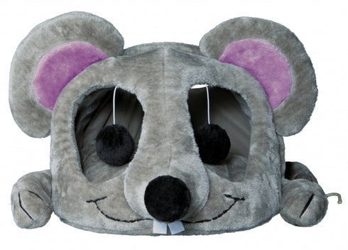 Culcus pentru pisici soarece gri Trixie Lukas 35x33x65 cm