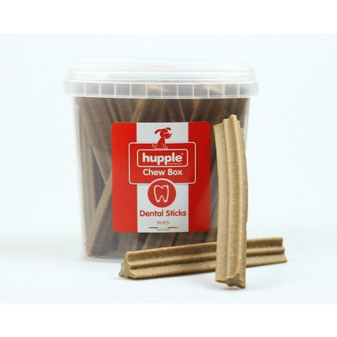 Recompensa pentru Caini Hupple Chews Box Dental Sticks 20 buc-set