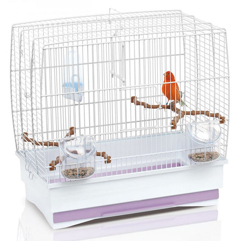 Colivie alba pentru pasari Imac Irene 2 45x27x43cm