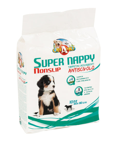 Covorase absorbante antiderapante pentru caini Croci 90x60 cm 10 bucati