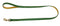 Lesa verde din piele pentru caini Croci 1.5x120 cm