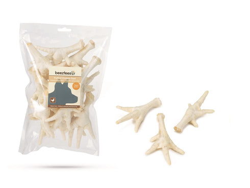 Recompense pentru caini Delisnacks Picioare Albe Pui 200g