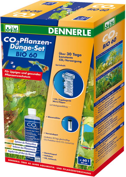 Set fertilizare acvariu Dennerle Bio CO2 60 Complete Set