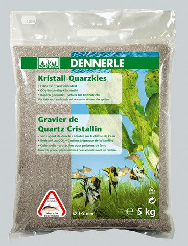 Nisip pentru acvariu Dennerle Crystal Quartz Alb Natural 5kg