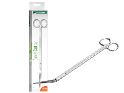 Foarfeca pentru plante de acvariu Dennerle Curved Cut 240