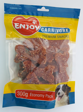 Recompense pentru caini Enjoy Carnivore cu miel si orez 300 g - Animax
