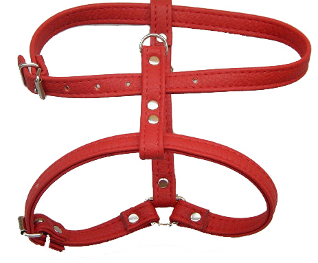 Ham din piele ecologica pentru caini Enjoy 12mmX24-42 cm