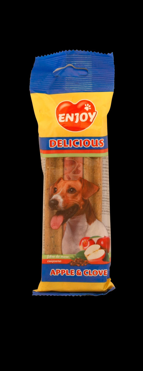 Recompense pentru caini Enjoy Delicious Apple 13.5 cm 2 buc-set