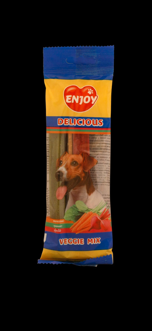 Recompense pentru caini Enjoy Delicious Veggie Mix 12cm 3 buc-set