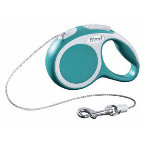 Lesa retractabila Flexi Vario Snur XS 3M Turcoaz
